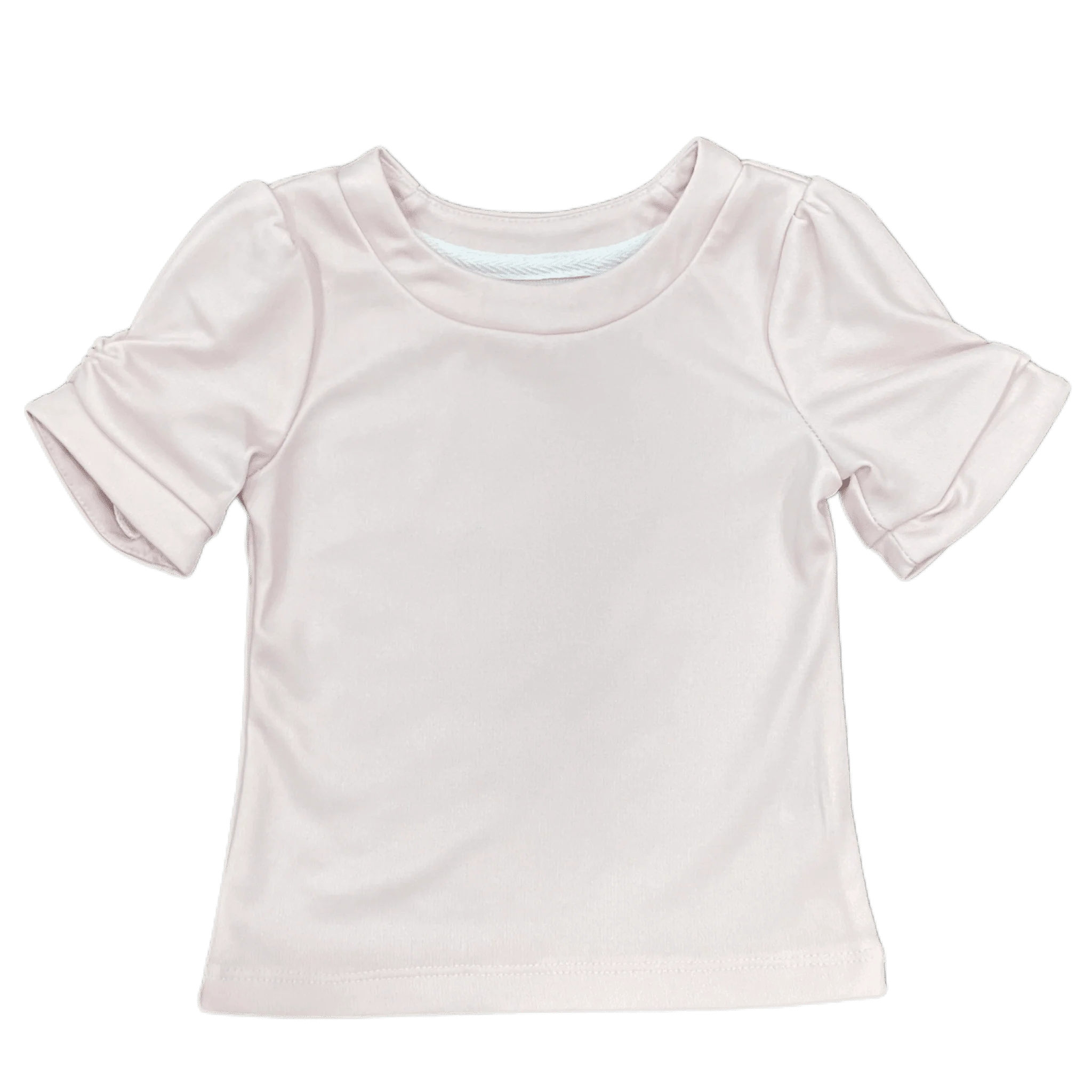 Mini Josie 3/4 Ruched Top - Pink - Image 3