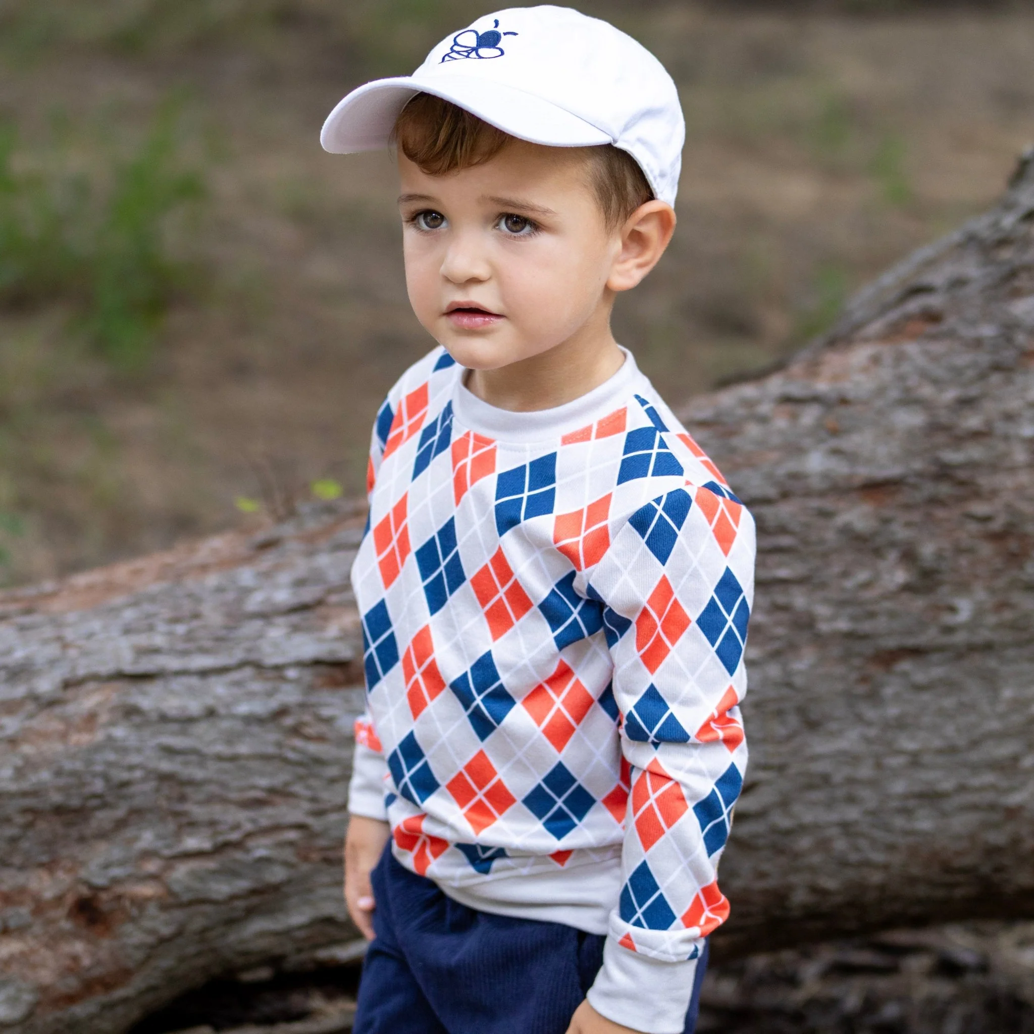 Alex Crew Patch Sweater - Argyle Academy - Image 3