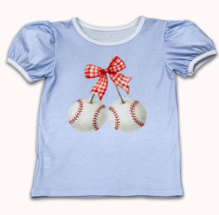 Amelia Puff Sleeve Tee - Double Play - Image 3