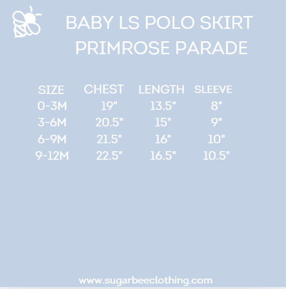 Baby Heidi LS Polo Skirt Bubble - Primrose Parade - Image 4
