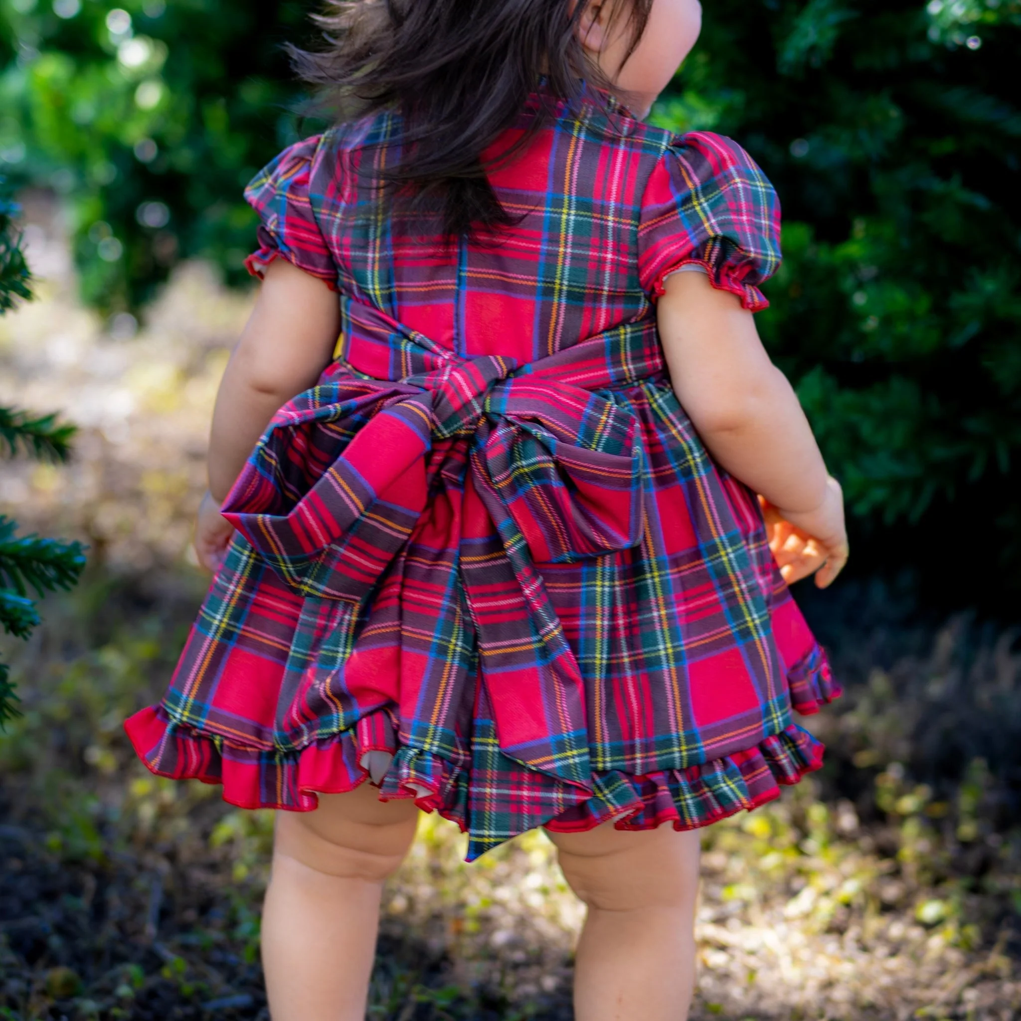 Baby Isabella Tartan Dress - Highland Holiday - Image 3