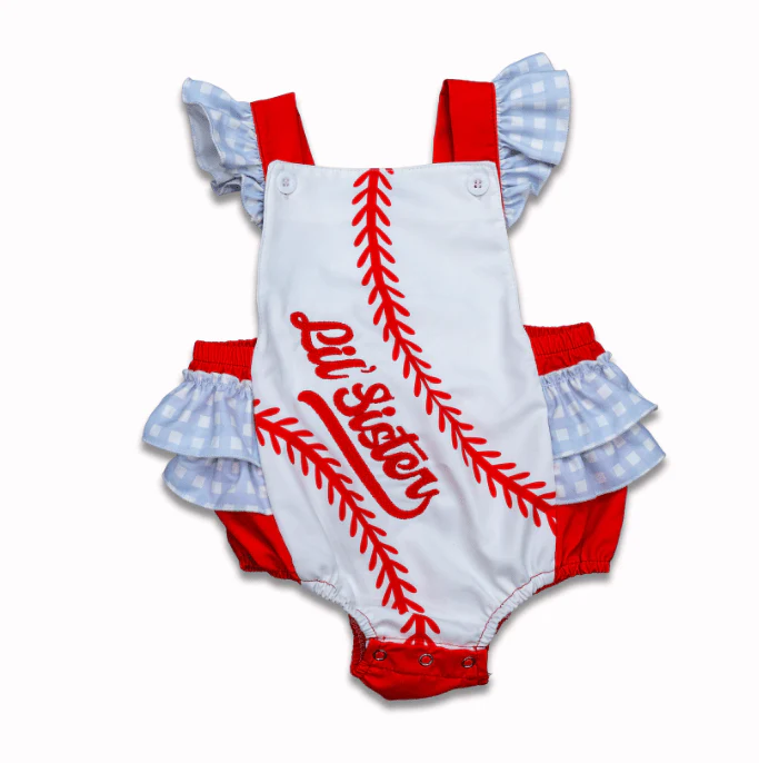Baby Janet Ruffle Bubble - Home Run Honey - Image 4