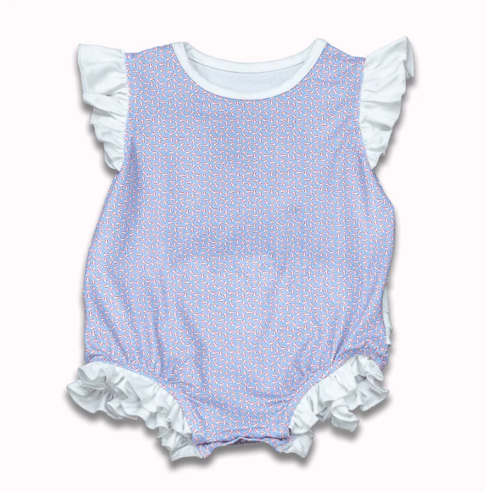 Baby Lucille Ruffle Bottom Bubble - Little League - Image 5
