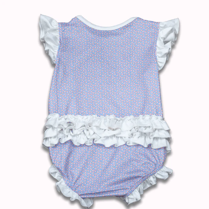 Baby Lucille Ruffle Bottom Bubble - Little League - Image 6