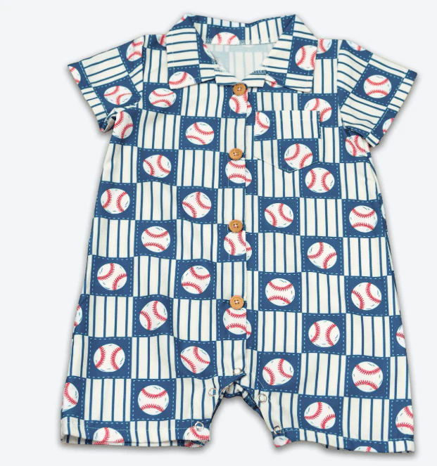 Baby Craig Woven One Piece - Ballpark - Image 4