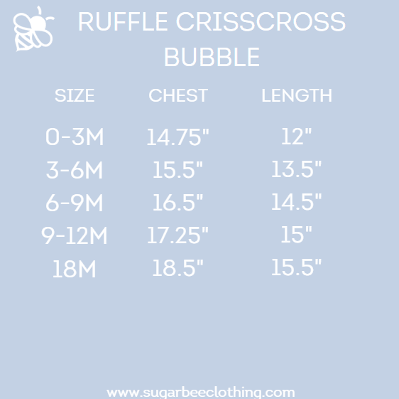 Baby Sylvia Ruffle Criss Cross Bubble - Rainbow Shells - Image 5