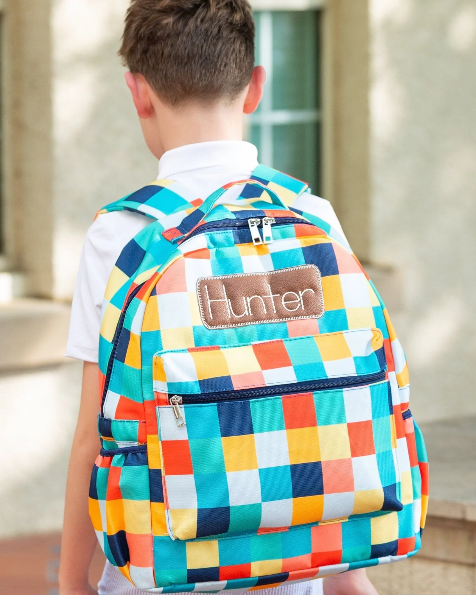 Backpack - Boy Checkered
