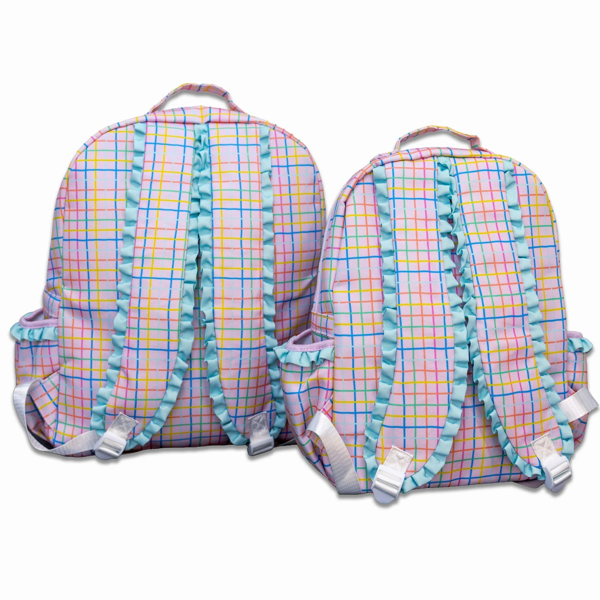 Backpack - Pink Plaid - Image 4