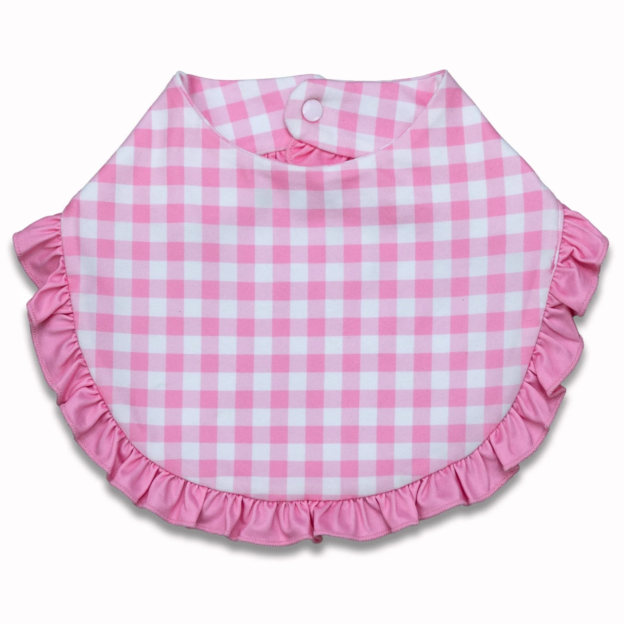 Basic Bib - Pink Gingham - Image 3
