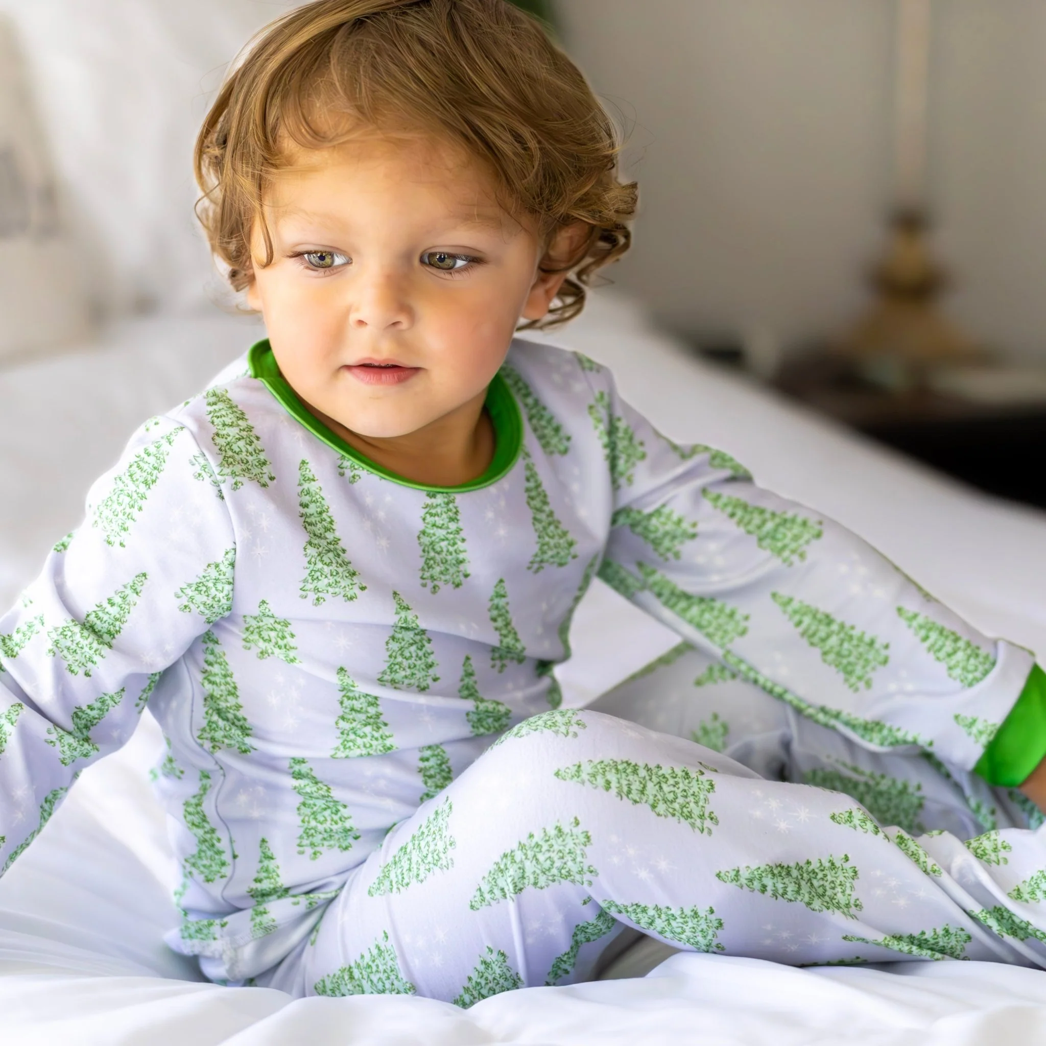 Buttflap Pajamas - Blue Christmas Tree Holiday Lounge - Image 3