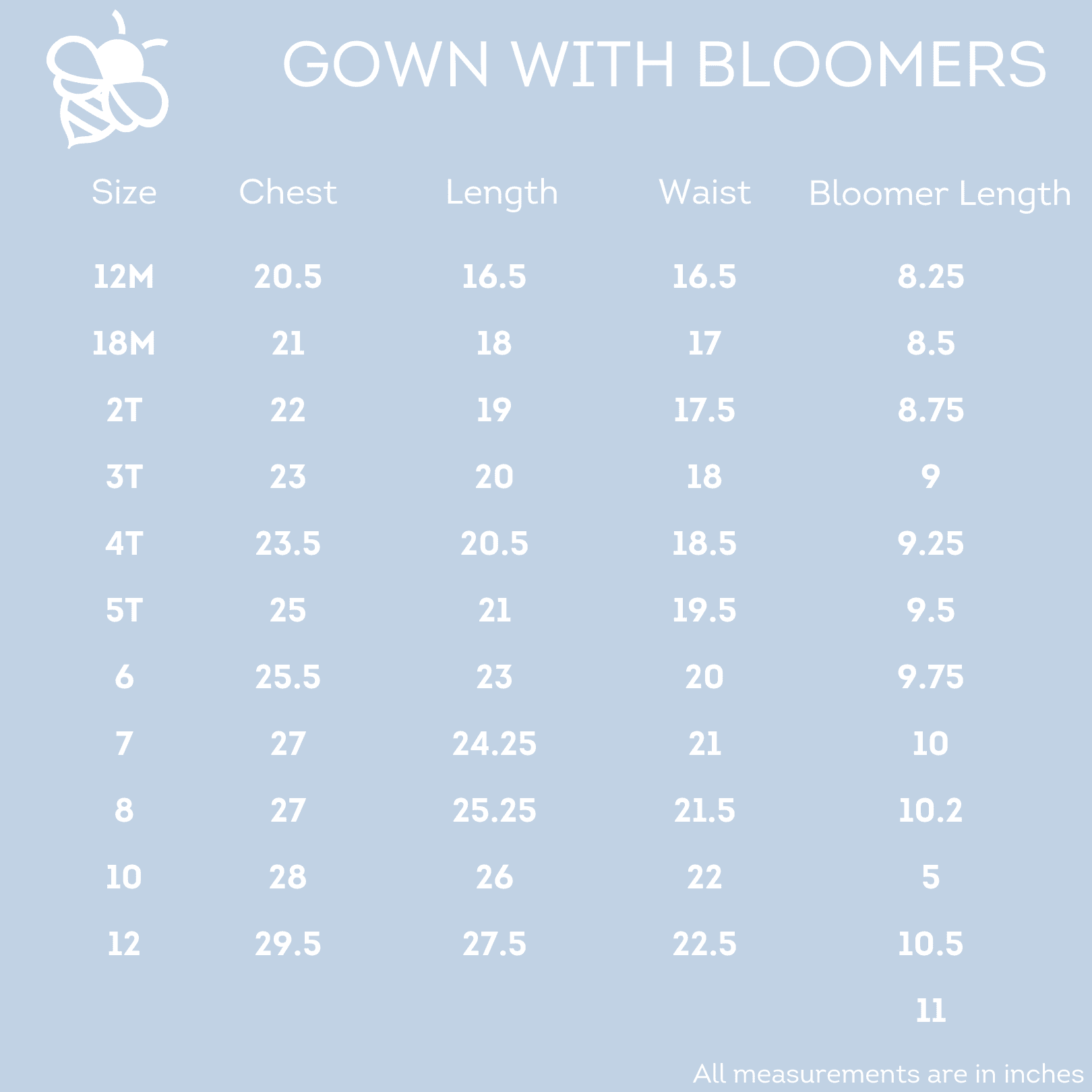 Gown with Bloomers - Blue Gingham - Image 11