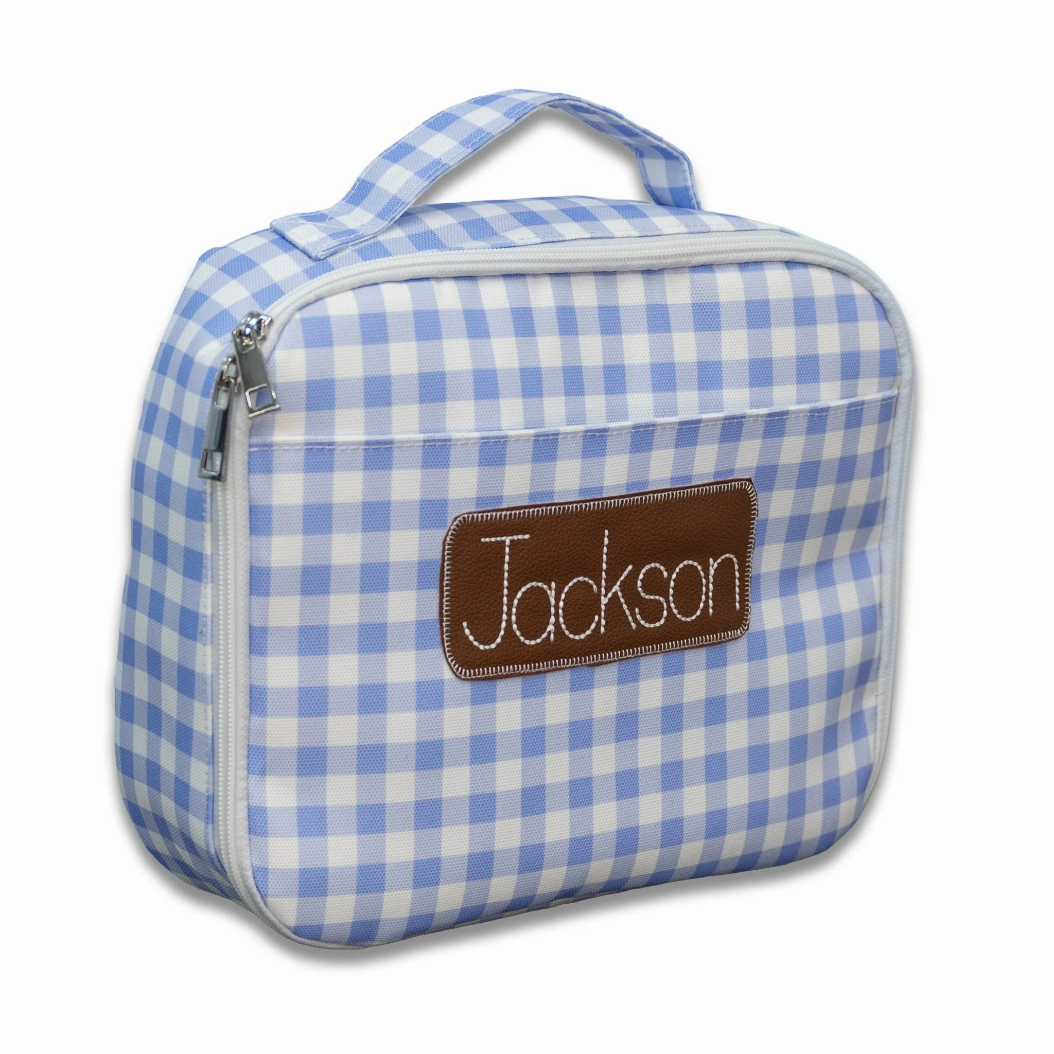 Lunch Bag - Blue Gingham - Image 3