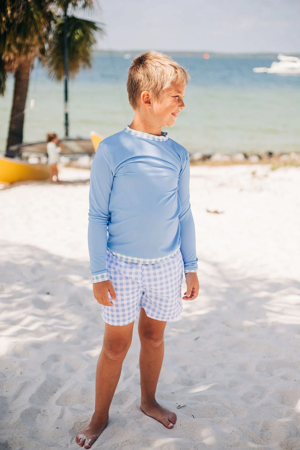 Rashguard - Blue Gingham - Image 3