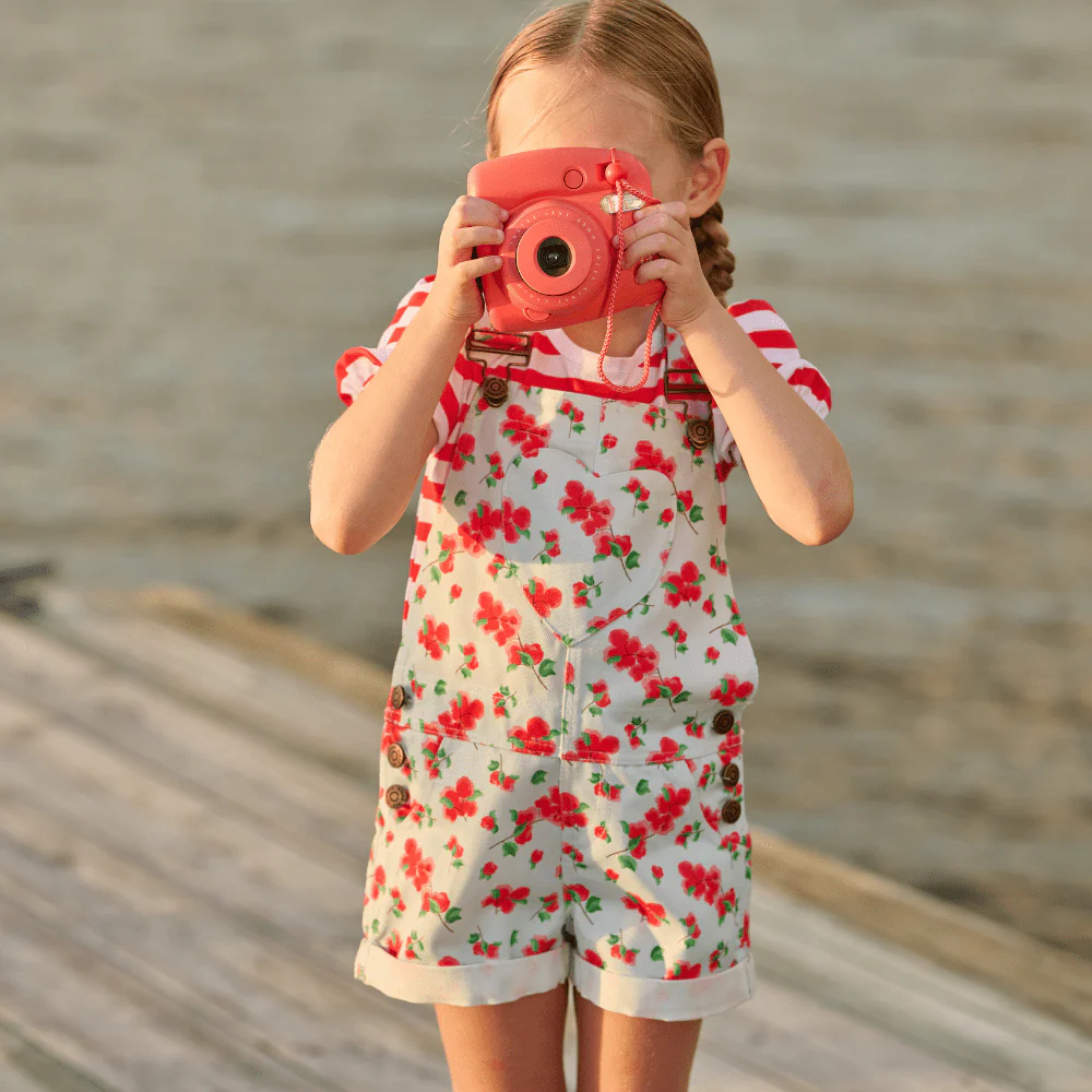 2-Piecve Bougainvillea Heart Overall Set - Image 8