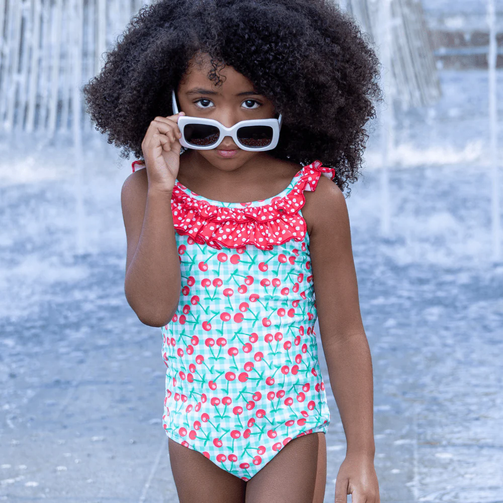 Bow Back Swimsuit - Cherry Jubilee - Image 3
