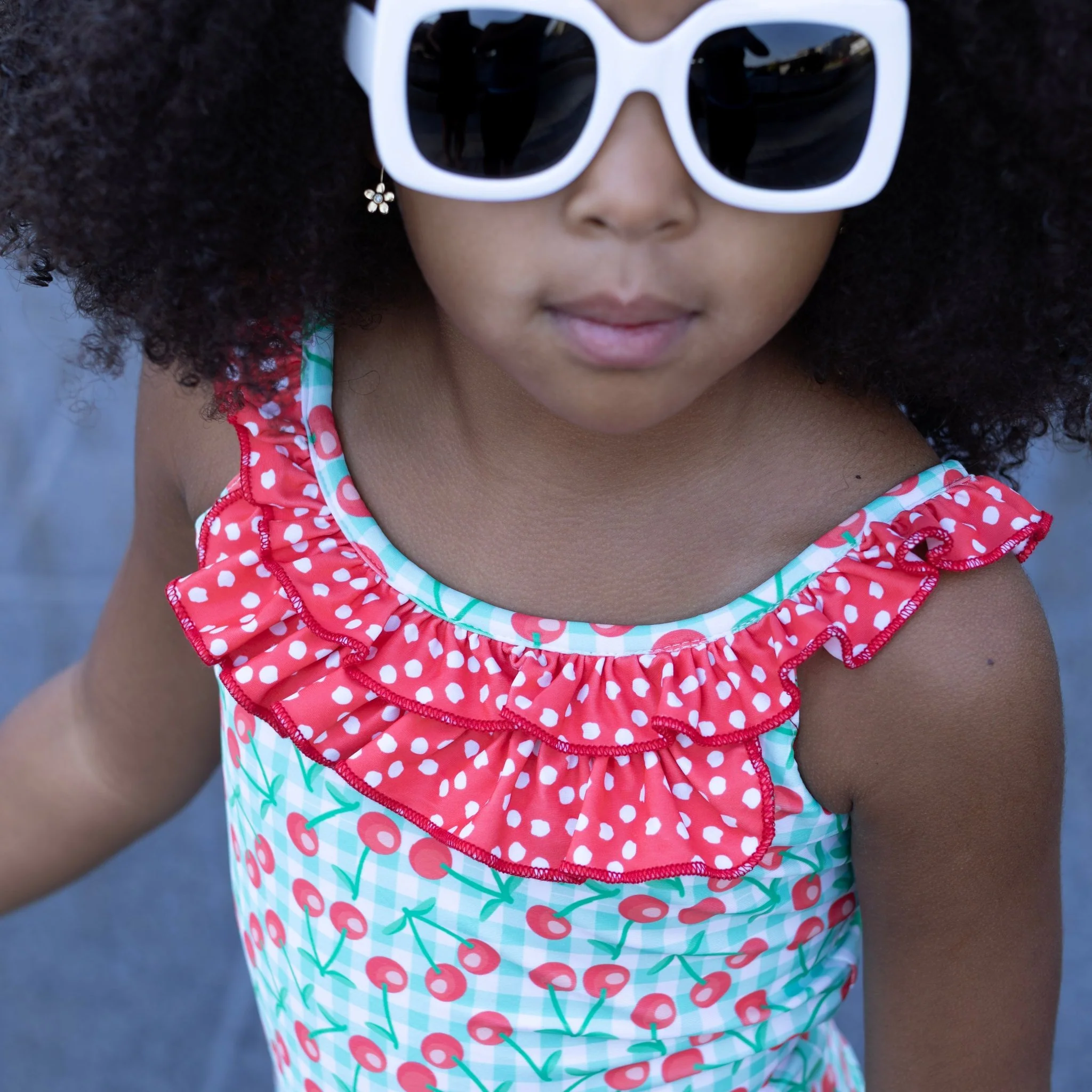 Bow Back Swimsuit - Cherry Jubilee - Image 4