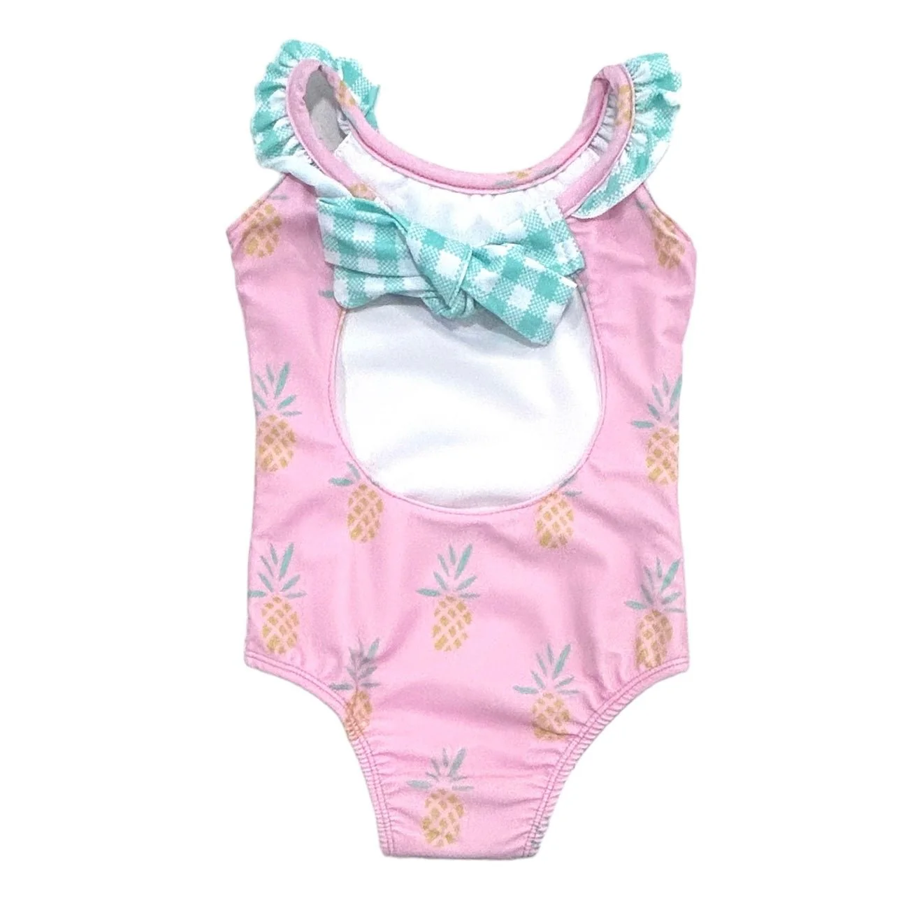 Bow Back Swimsuit - Pink Pineapples - Image 7