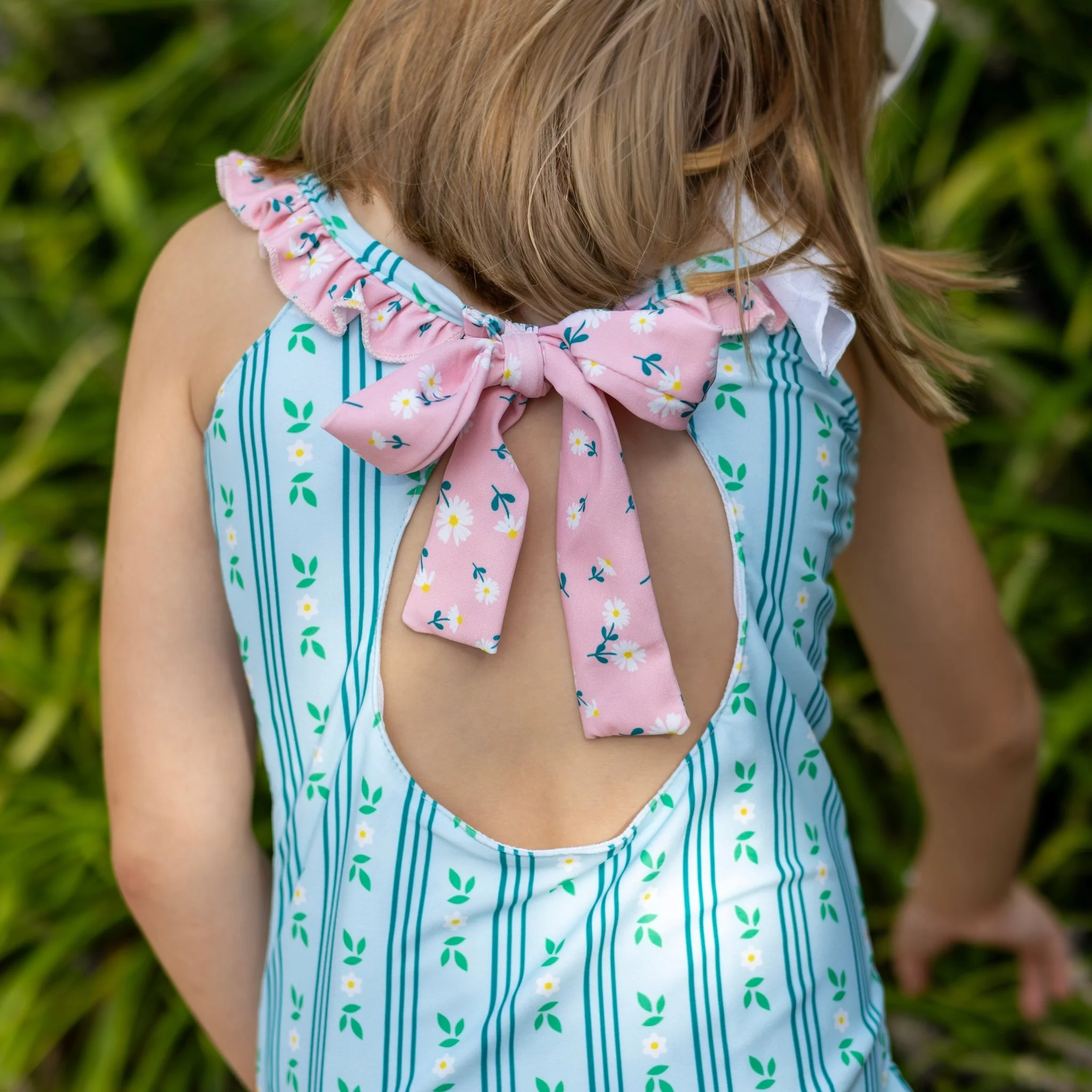 Bow Back Swimsuit - Daisy Daydream - Image 3