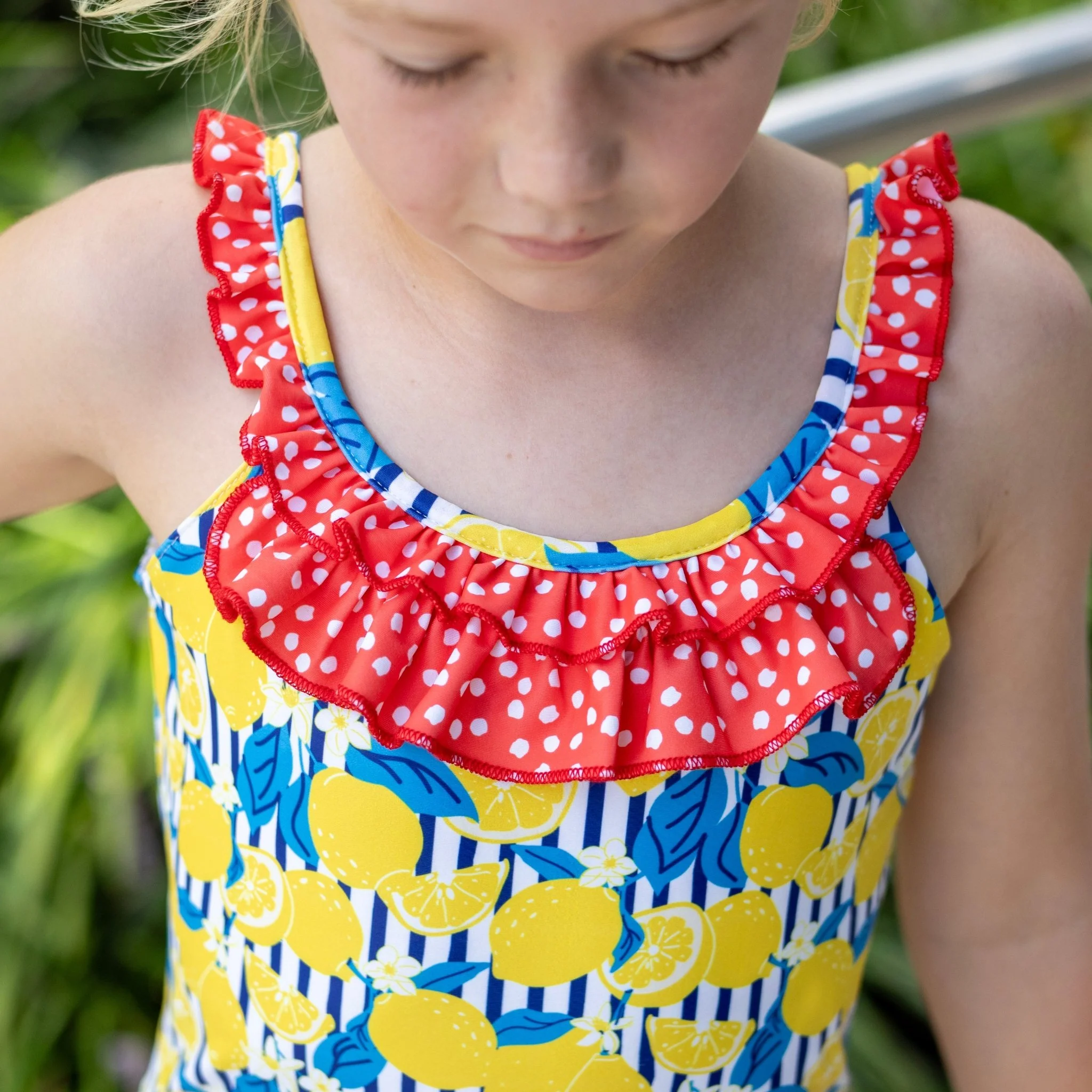 Bow Back Swimsuit - Lemonade Stand - Image 3