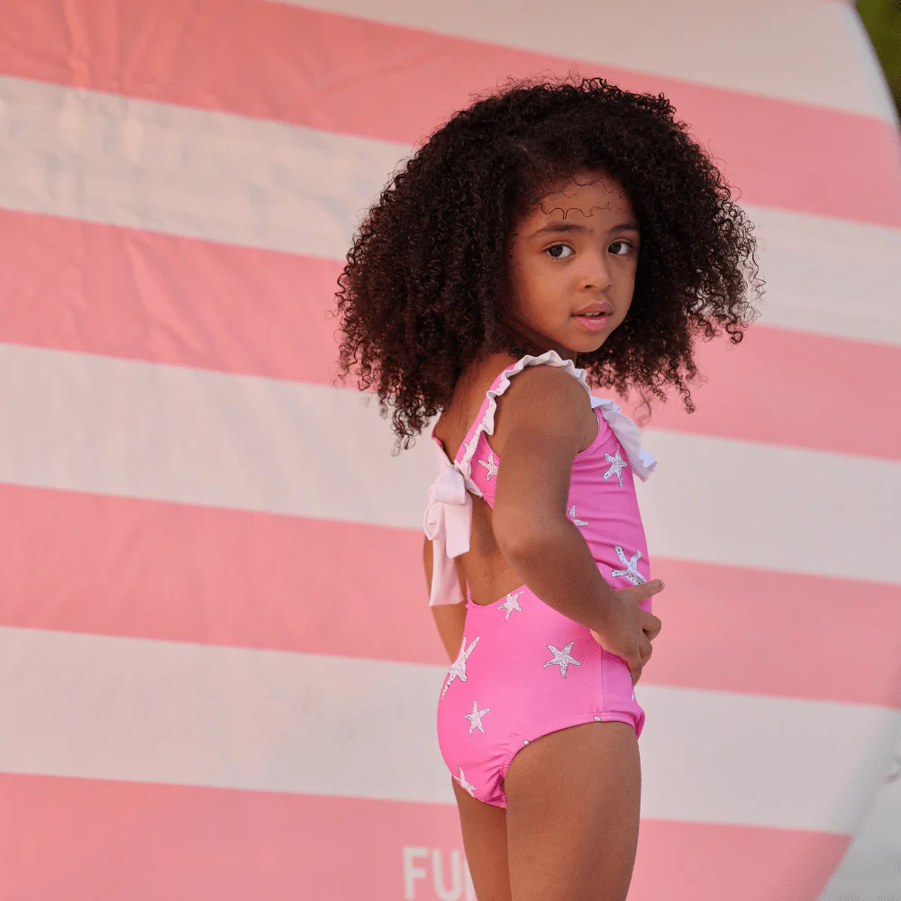 Bowback Swimsuit - Pink Starfish - Image 4