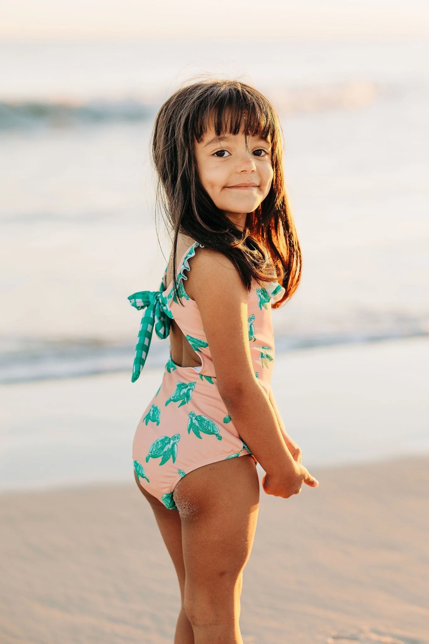 Bowback Swimsuit - Sea Turtles - Image 6