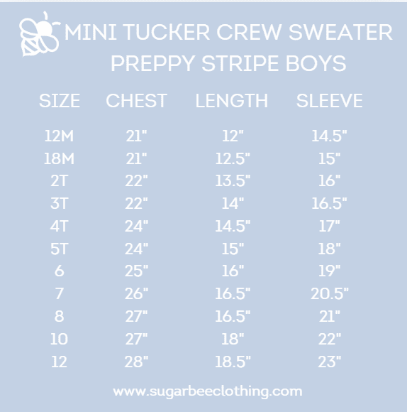 Mini Tucker Crew Sweater - Preppy Stripe - Image 5