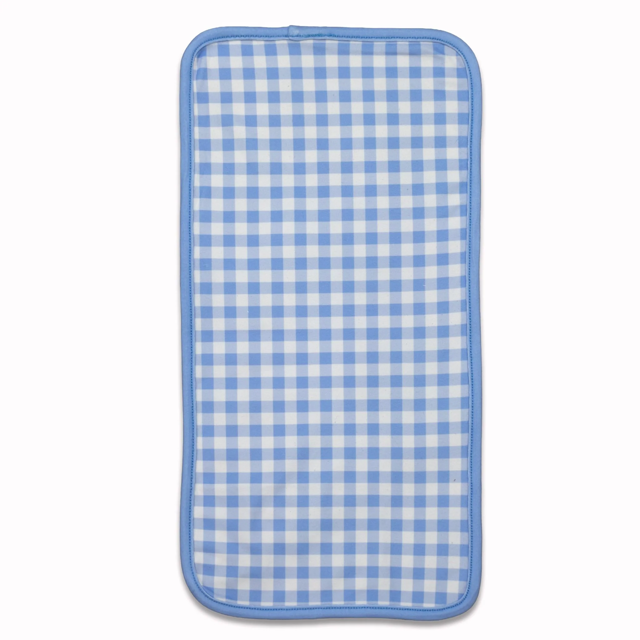 Burp Cloth - Blue Gingham - Image 3