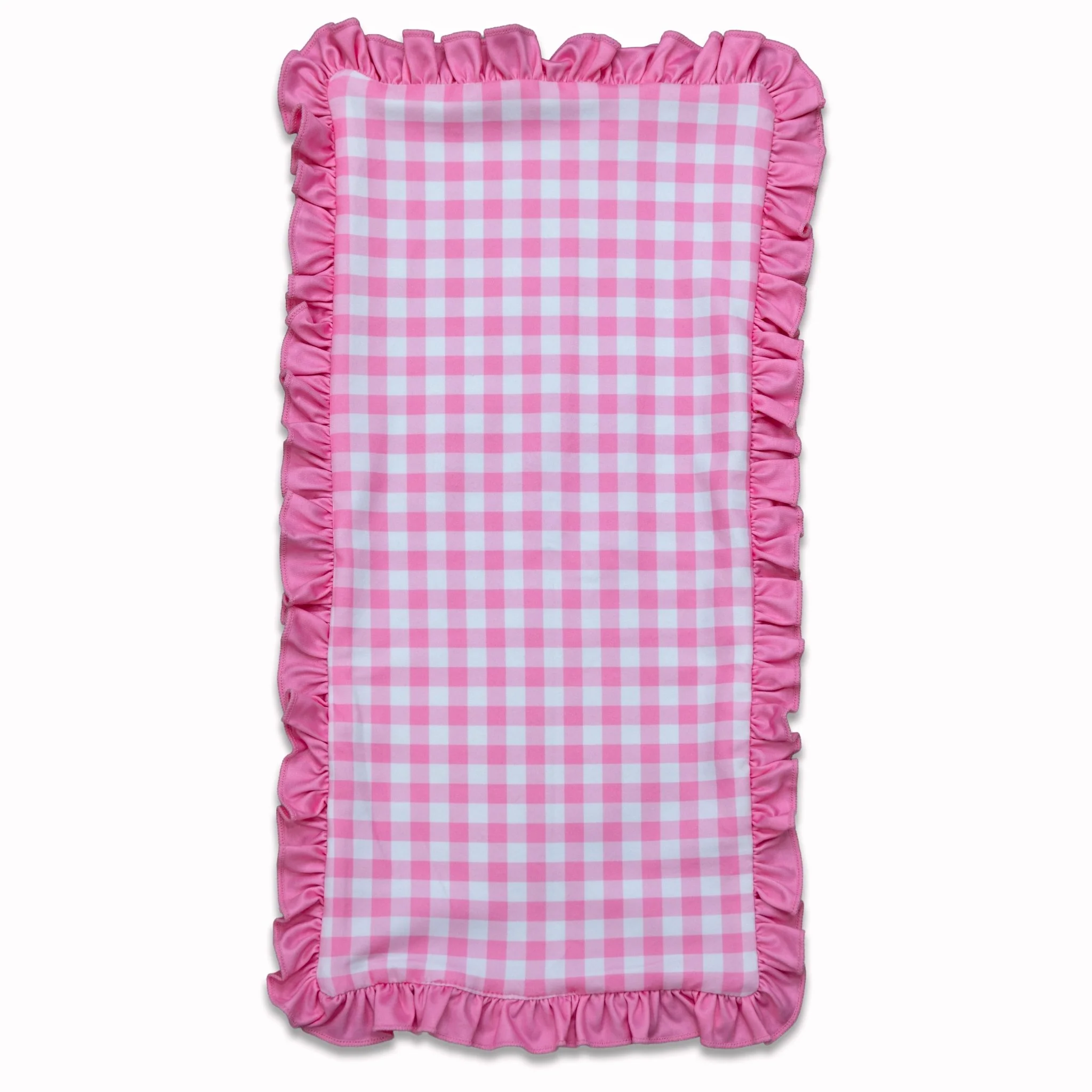 Burp Cloth - Pink Gingham - Image 3