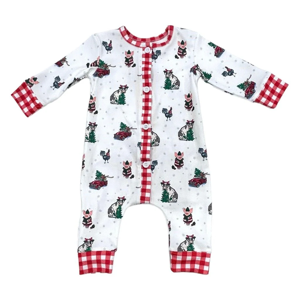 Buttflap Pajamas - Christmas On The Farm Holiday Lounge - Image 8