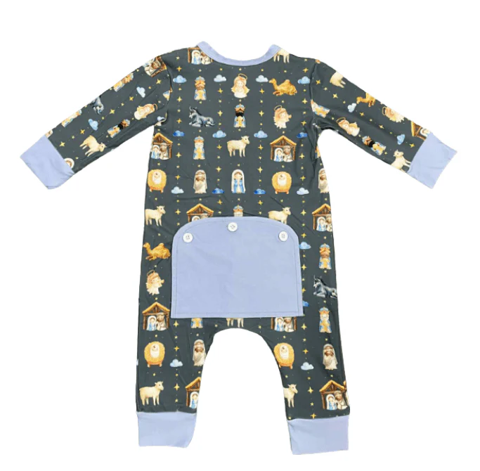 Buttflap Pajamas - Manger Holiday Lounge - Image 4
