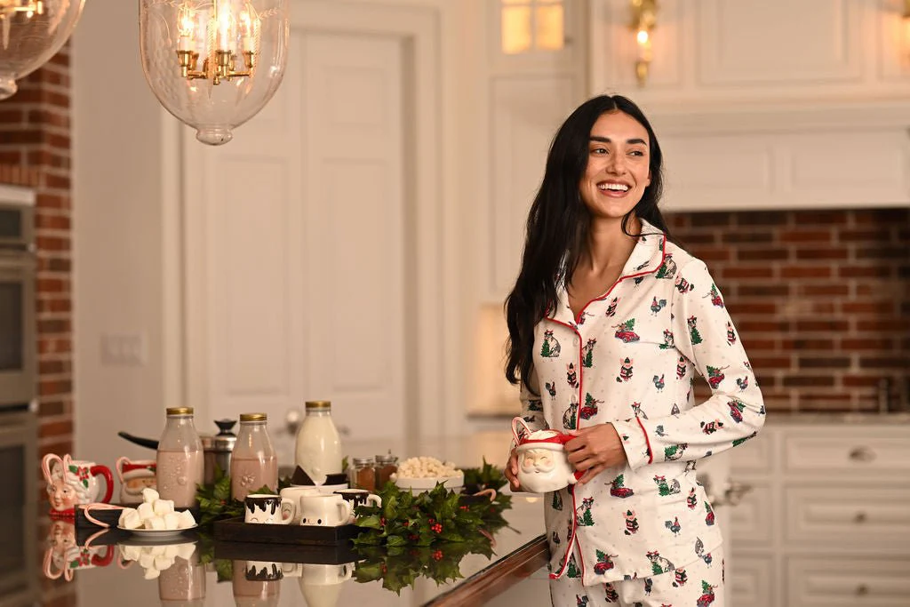 Button Down Pajamas - Christmas On The Farm Holiday Lounge - Image 5