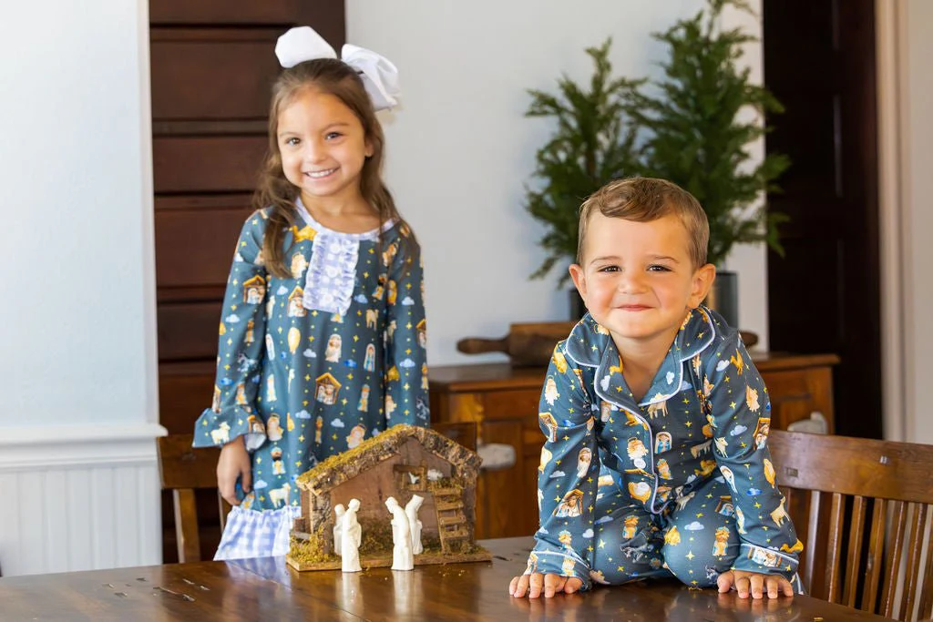 Button Down Pajamas - Manger Holiday Lounge - Image 2