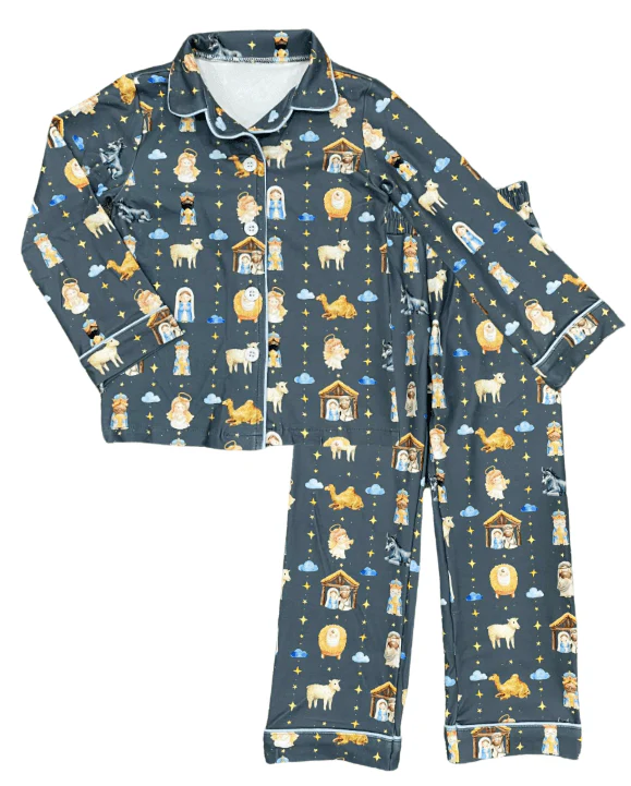 Button Down Pajamas - Manger Holiday Lounge - Image 4