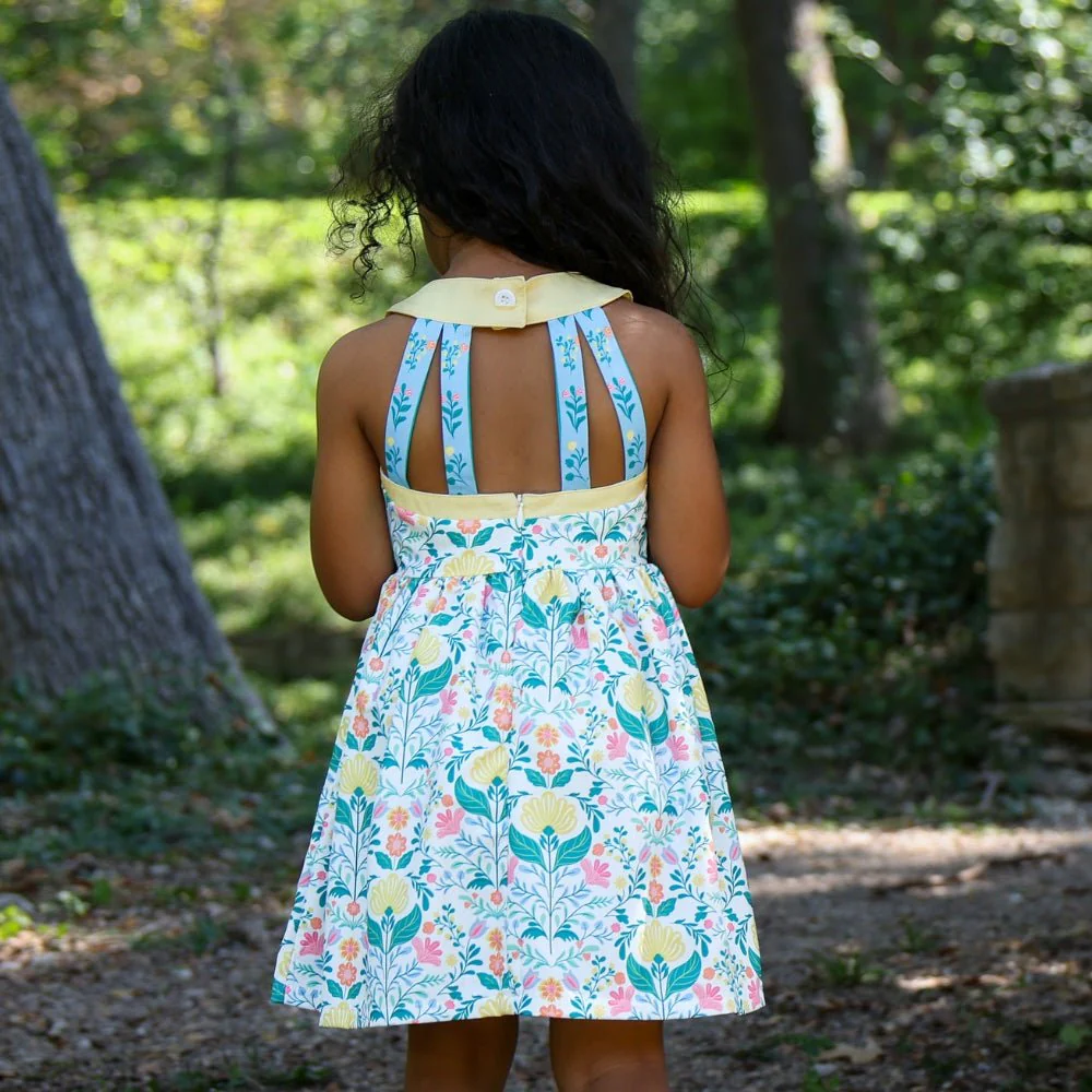 Charlene Strappy Dress - Honeyfern Garden - Image 2