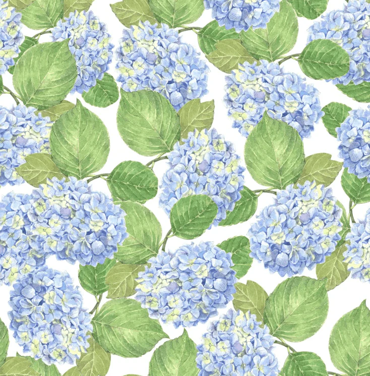 Charlie Satin Short Set - Blue Hydrangea - Image 3