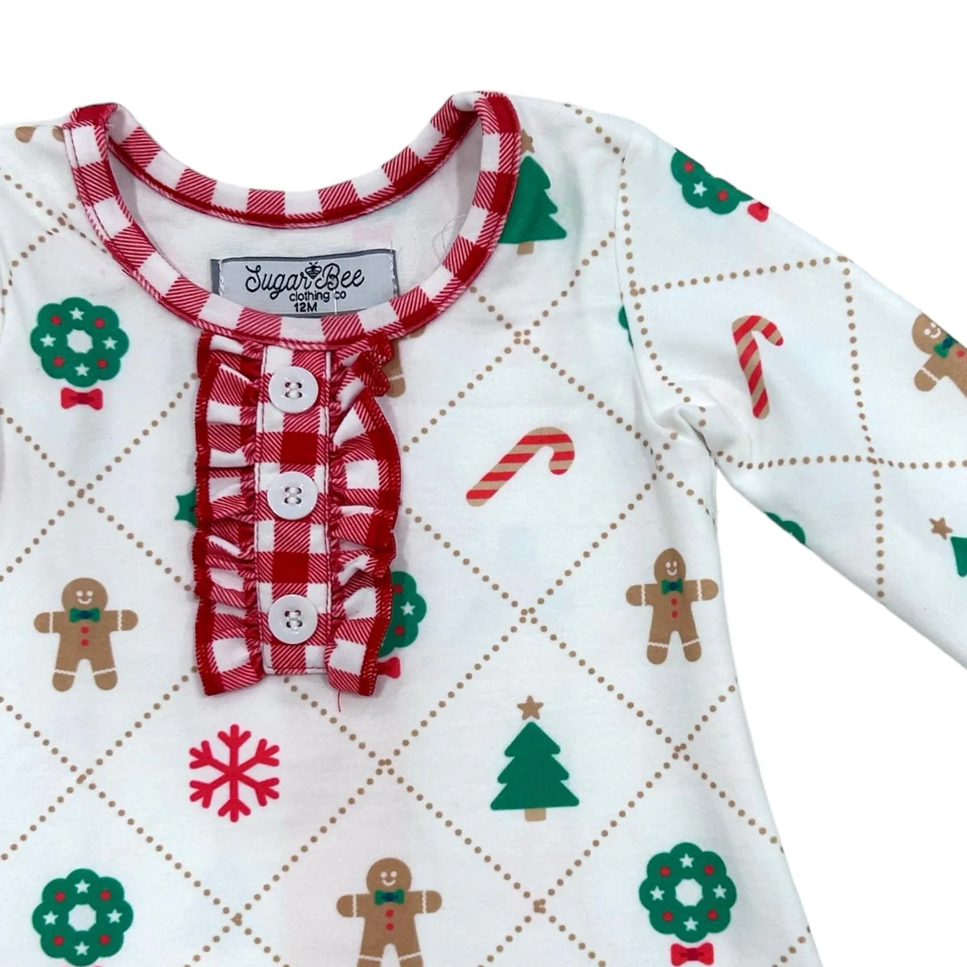 Gown with Bloomers - Quilted Gingerbread Holiday Lounge - Image 5