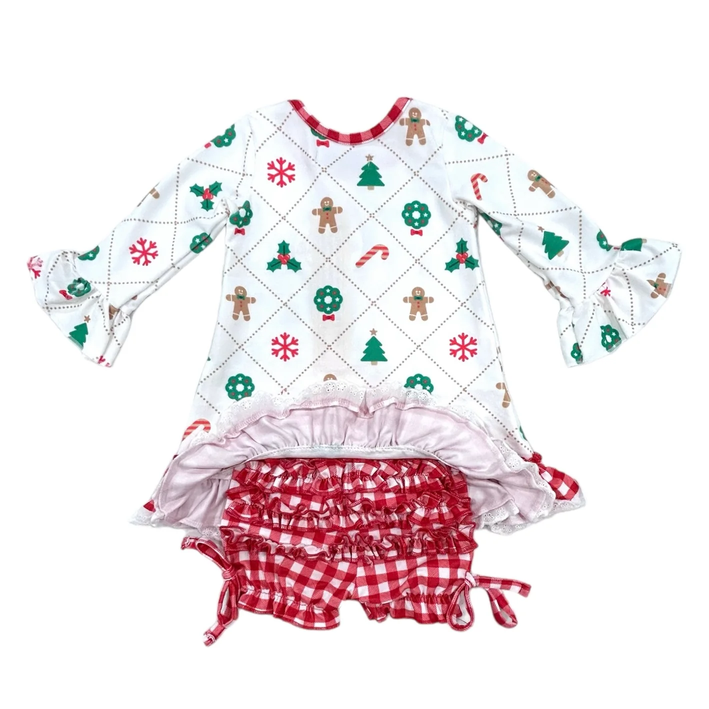 Gown with Bloomers - Quilted Gingerbread Holiday Lounge - Image 7