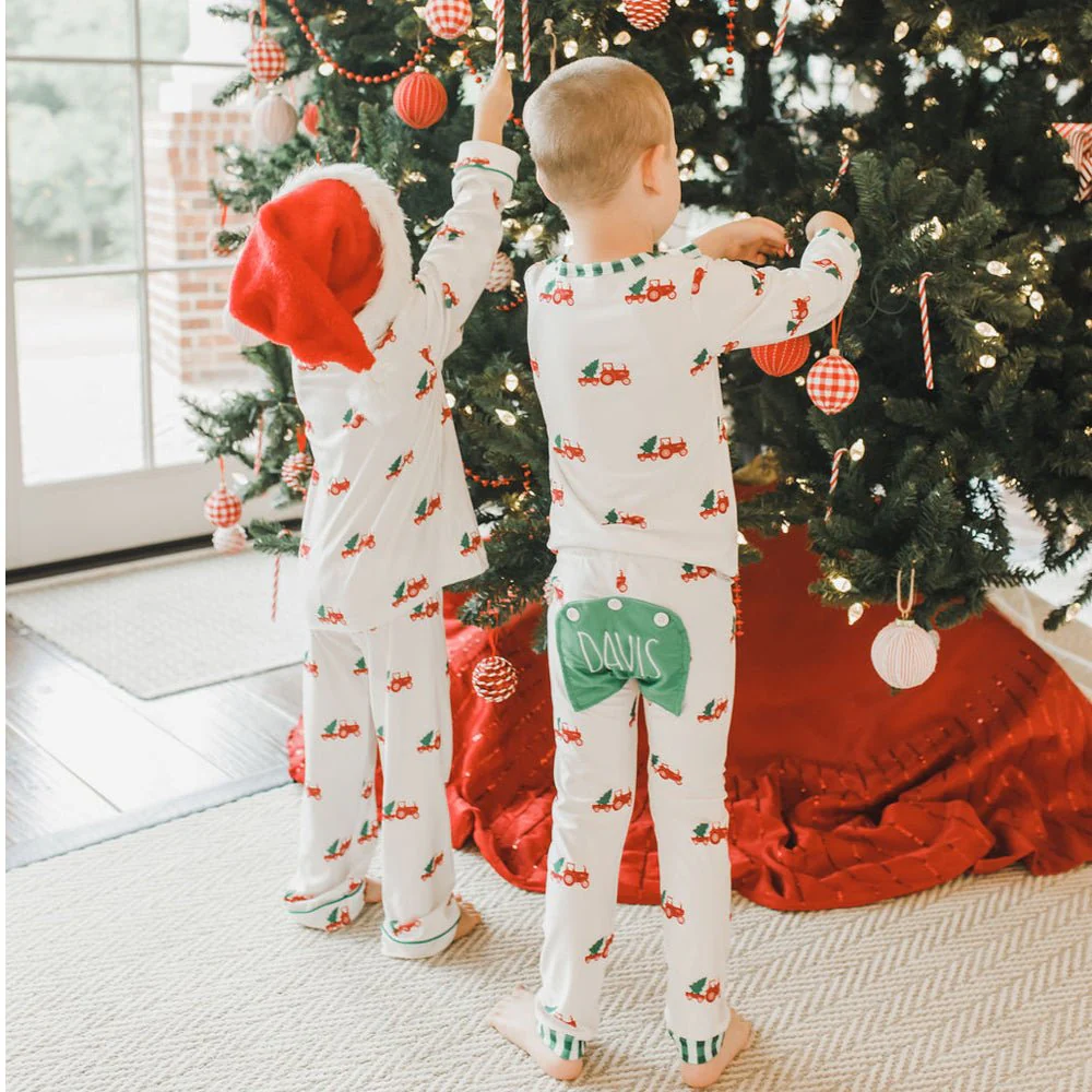 Buttflap Pajamas - Christmas Tractor Holiday Lounge - Image 11