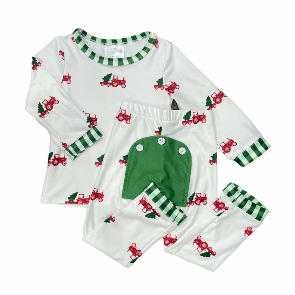 Buttflap Pajamas - Christmas Tractor Holiday Lounge - Image 12