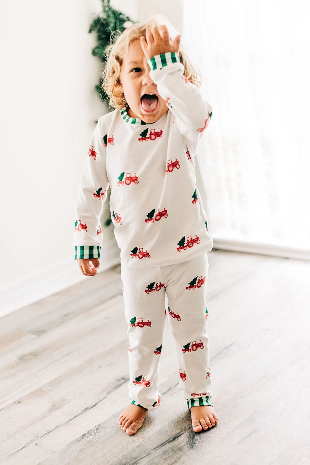 Buttflap Pajamas - Christmas Tractor Holiday Lounge - Image 8