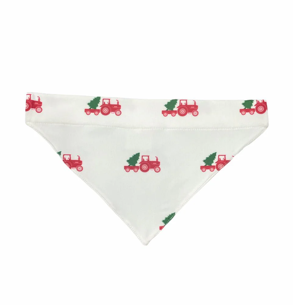 Christmas Tractors - Pet Bandana Holiday Lounge - Image 2