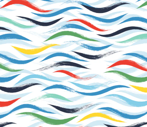 Patrick SS Clubhouse Polo - Colorful Current - Image 3