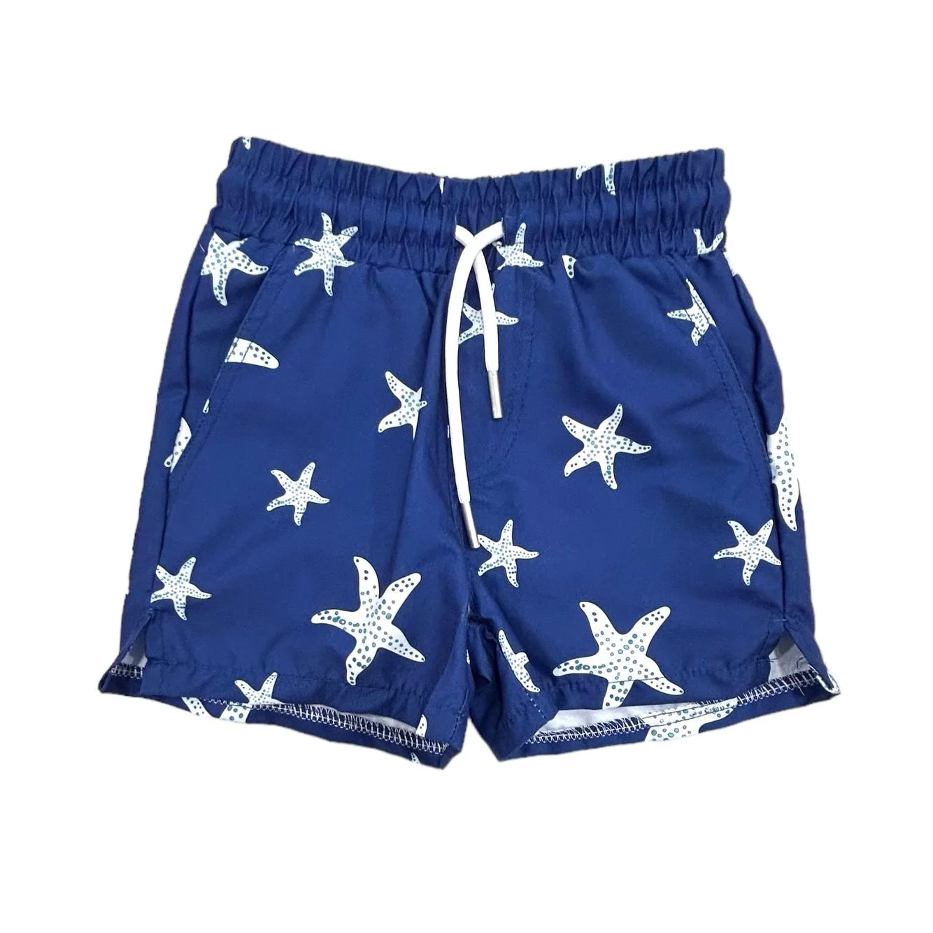Compression Swim Shorts - Navy Starfish - Image 9