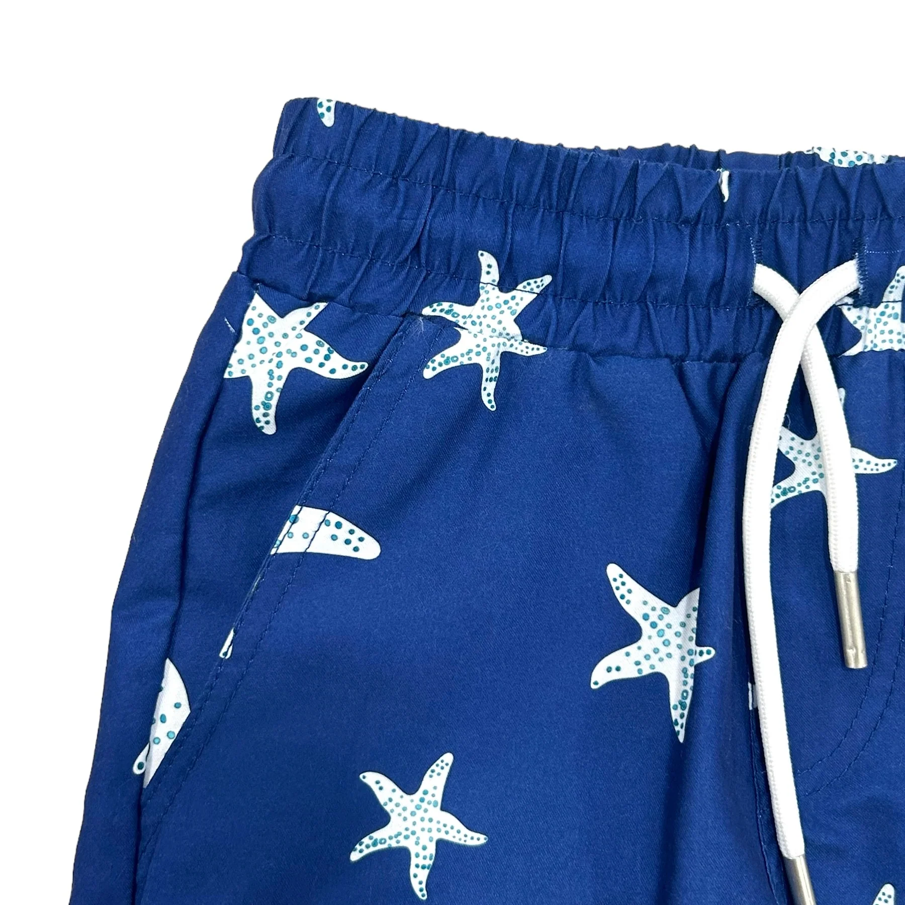 Compression Swim Shorts - Navy Starfish - Image 8