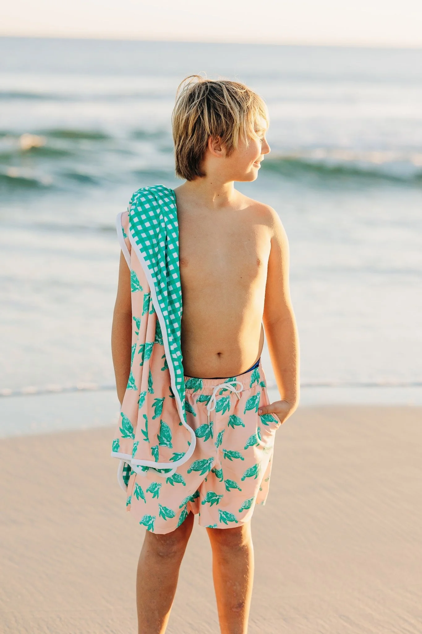 Compression Swim Shorts - Sea Turtles - Image 6
