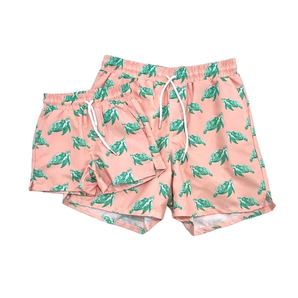 Compression Swim Shorts - Sea Turtles - Image 8