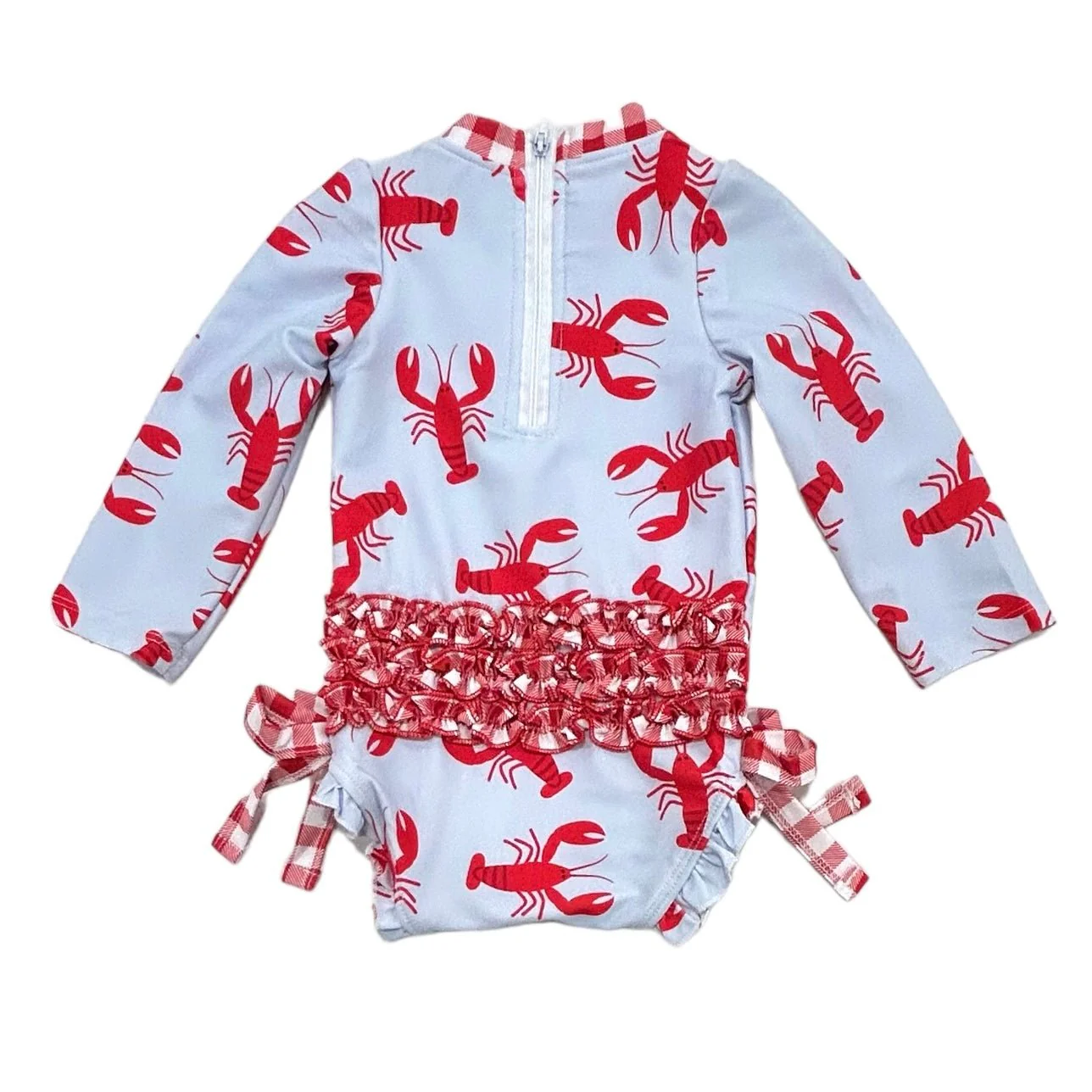 Ruffle Bottom Swimsuit - Crawfish - Image 13