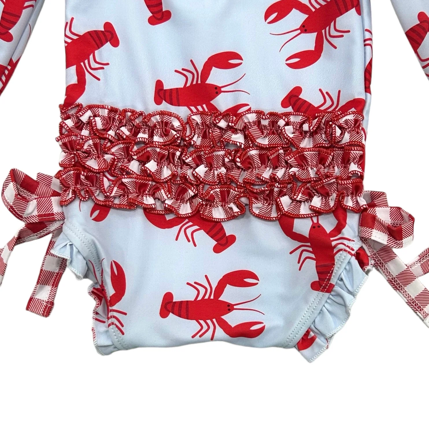 Ruffle Bottom Swimsuit - Crawfish - Image 14