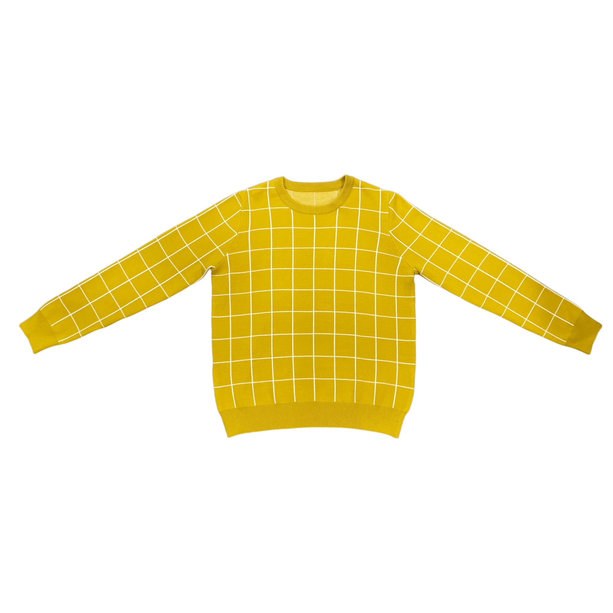 Mini Emerson Crew Sweater - Amber Windowpane - Image 4