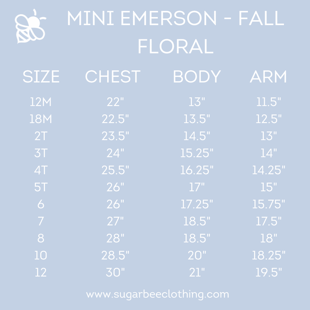 Mini Emerson Crew Sweater - Fall Floral - Image 5